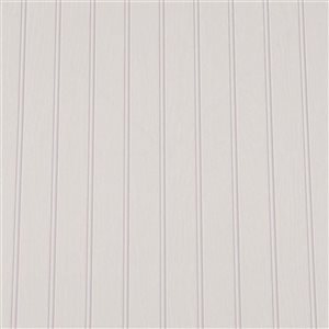 transform Off-White Faux Beadboard Peel and Stick Wallpaper - 30.75-ft²/Per Roll