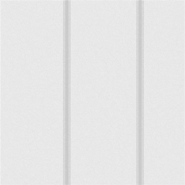 Laura Ashley 20.5-in W Sugared Grey Saltram Stripe Unpasted Wallpaper - 56-ft²