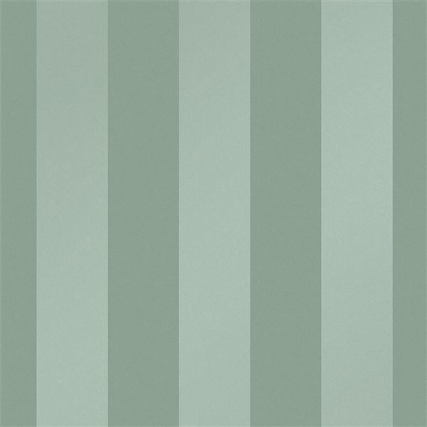 Laura Ashley Lille 20.5-in W Jade Green Pearlescent Stripe Unpasted Wallpaper - 56-ft²