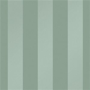 Laura Ashley Lille 20.5-in W Jade Green Pearlescent Stripe Unpasted Wallpaper - 56-ft²