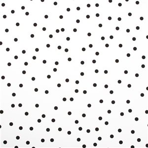 Superfresco Small Dots Black 30.75-ft² Peel and Stick Wallpaper