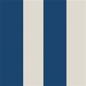 Joules 20.5-in W Coast Blue Harborough Stripe Unpasted Wallpaper - 56-ft²