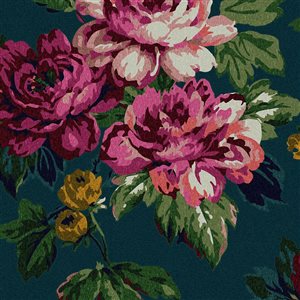 Joules 20.5-in W Multicolour Invite Floral Peacock Unpasted Wallpaper - 56-ft²