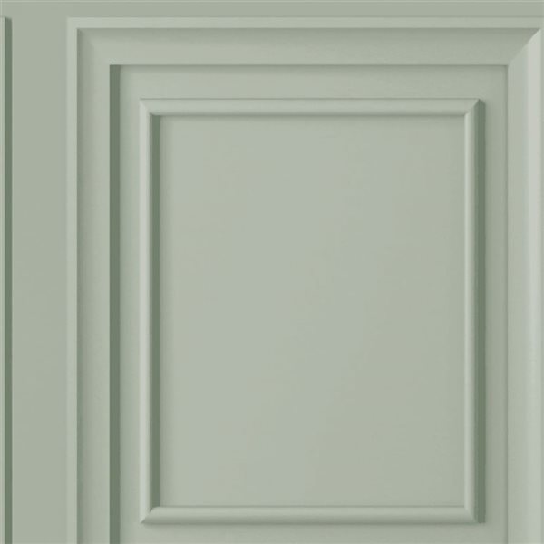 Laura Ashley Redbrook Wood Panel Sage 56-ft² Unpasted Wallpaper