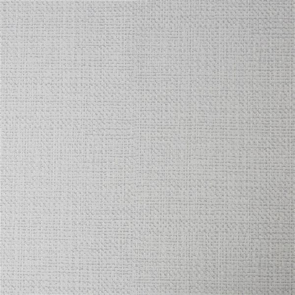 Superfresco Linen Flat White 56-ft² Unpasted Wallpaper