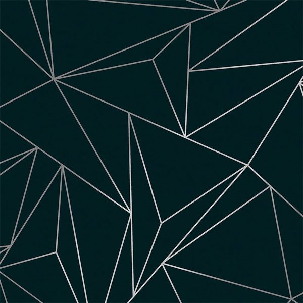 Next Scatter Geo Teal 56-ft² Unpasted Wallpaper