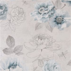 Superfresco Easy Romantic Ink Blue Unpasted Wallpaper - 56-ft²/Per Roll