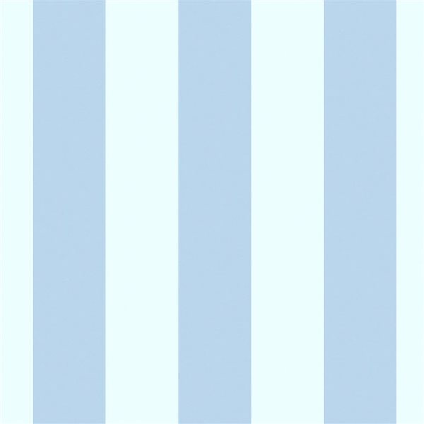 Laura Ashley Lille Matte Stripe Blue Sky 56-ft² Unpasted Wallpaper