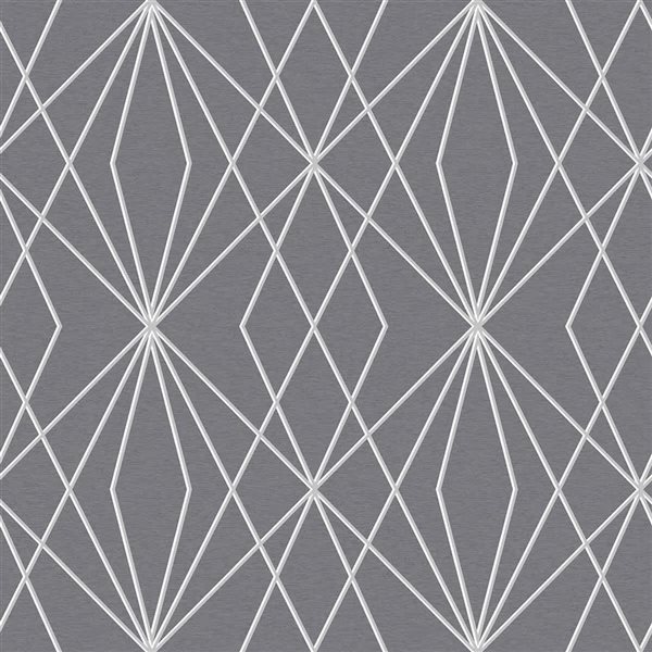 Laura Ashley Trellis Grey 30.75-ft² Peel and Stick Wallpaper