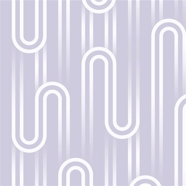 Envy Ups n Downs Lavender 56-ft² Removable Unpasted Wallpaper