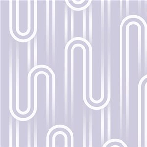 Envy Ups n Downs Lavender 56-ft² Removable Unpasted Wallpaper