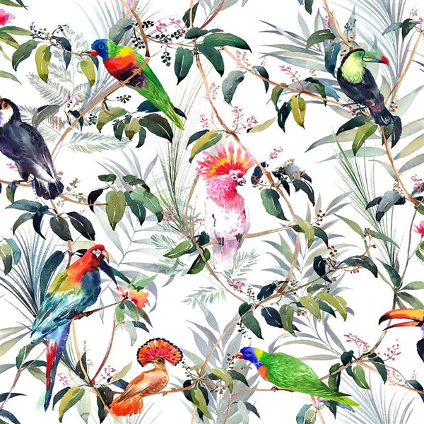 Transform Tropical Multi 30.75-ft² Peel and Stick Wallpaper