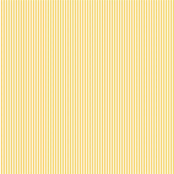 Joules 20.5-in W Lemon Country Critters Ticking Stripe Unpasted Wallpaper - 56-ft²