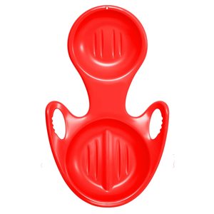 Luge style fusée par SportStuff rouge en plastique pour 1 personne