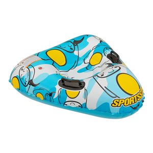 Luge gonflable avec monstre polaire par SportStuff bleu aqua en PVC pour 1 personne