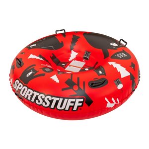 Luge gonflable avec ours par SportStuff rouge en PVC pour 1 personne