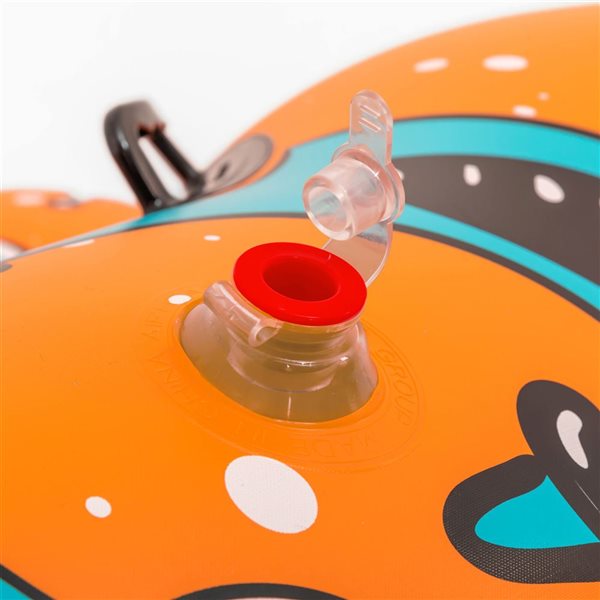 SportsStuff Space Cat 2-Person Inflatable Orange PVC Snow Sled