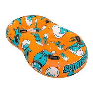 Luge gonflable avec chat dans l'espace par SportStuff orange en PVC pour 2 personnes