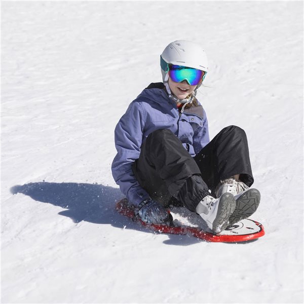 SportsStuff Silly Polar Bear 1-Person Red Foam Snow Sled