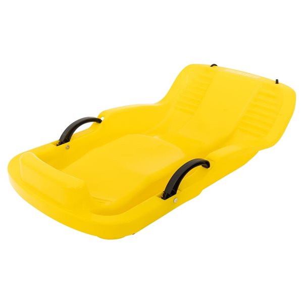 Luge SportStuff jaune en plastique pour 1 personne