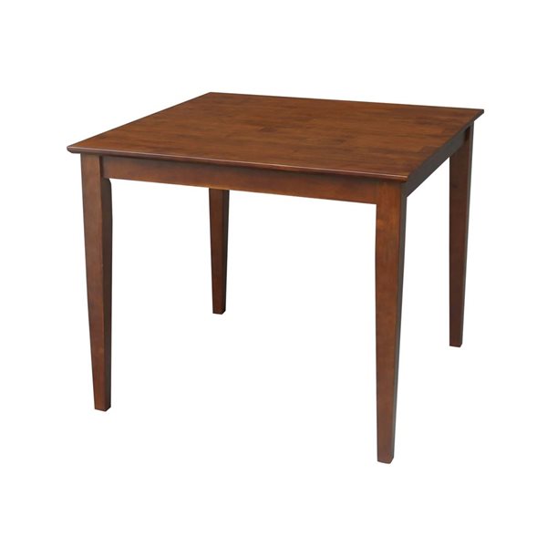 International Concepts 30 W x 30-in H Solid Wood Square Dining Table ...