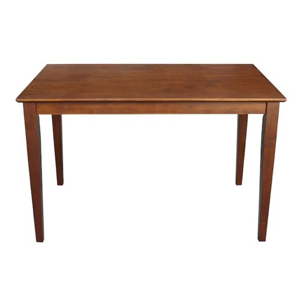 International Concepts 30 W x 48 L x 30-in H Solid Wood Top Dining Table - Espresso