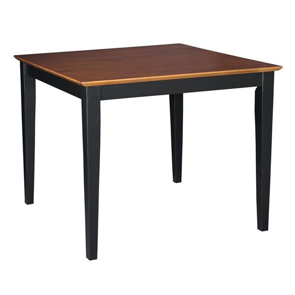 International Concepts 30 W x 30-in H Solid Wood Square Dining Table ...