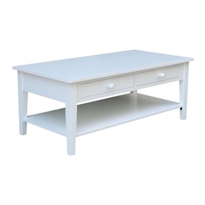 International Concepts Spencer Coffee Table - White