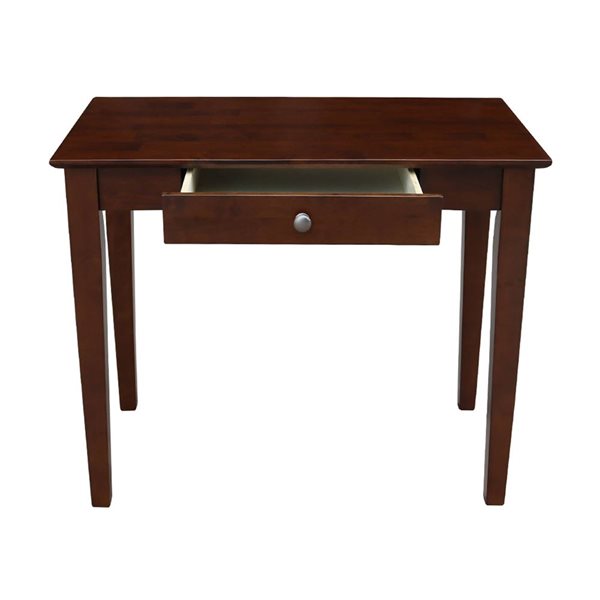 International Concepts Writing Table - Espresso