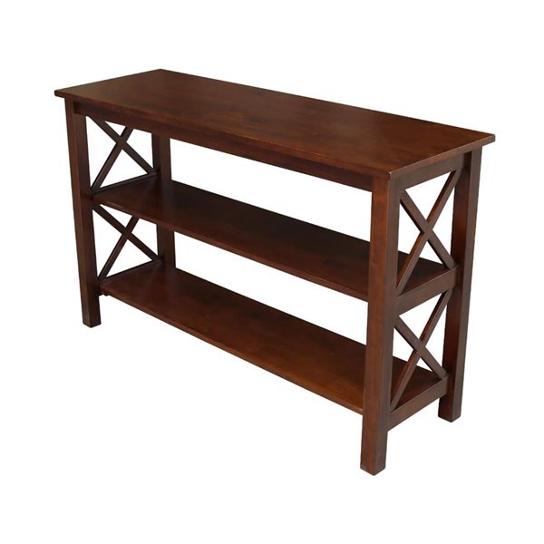 International Concepts Hampton Solid Wood Console Table - Espresso