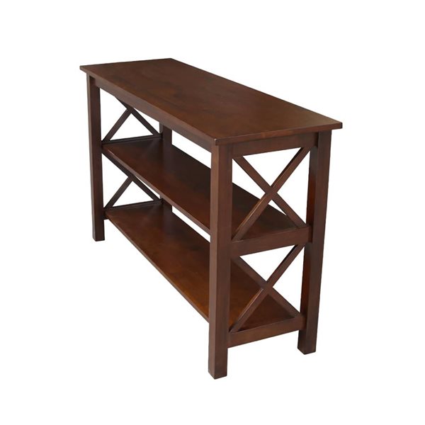 International Concepts Hampton Solid Wood Console Table - Espresso