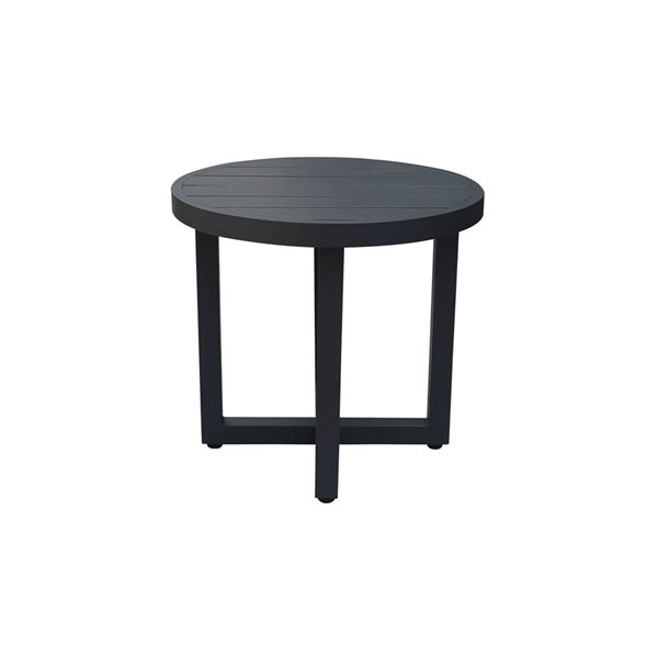 International Concepts Outdoor Patio Side Table - Charcoal