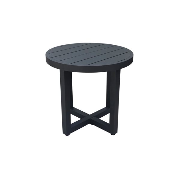 International Concepts Outdoor Patio Side Table - Charcoal