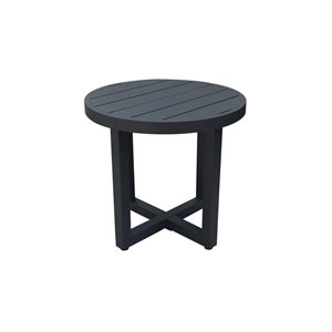 International Concepts Outdoor Patio Side Table - Charcoal