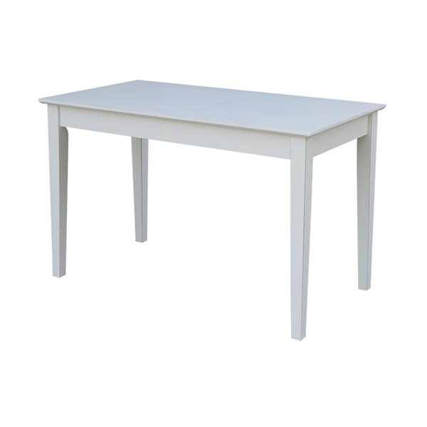 International Concepts Writing Desk with Drawer - Beach White