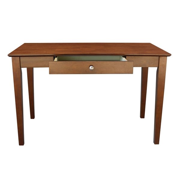 International Concepts Writing Desk with Drawer - Espresso