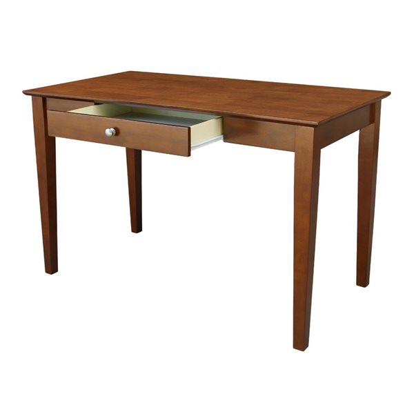 International Concepts Writing Desk with Drawer - Espresso