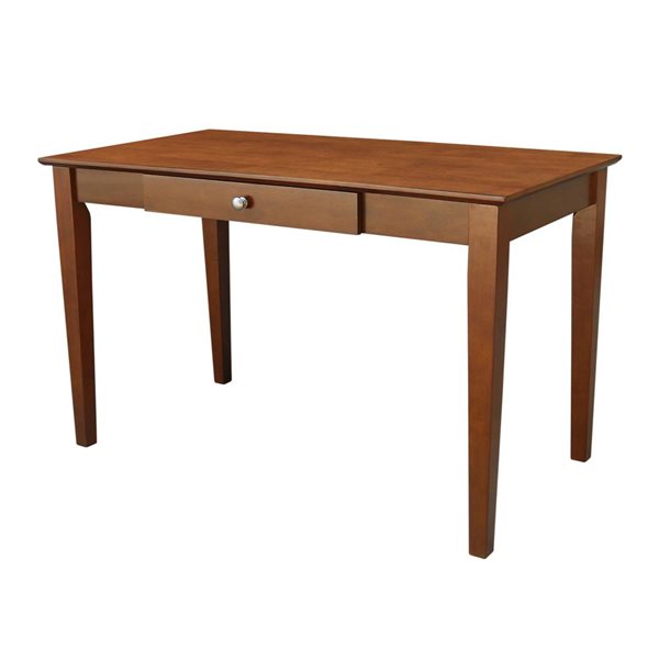 International Concepts Writing Desk with Drawer - Espresso