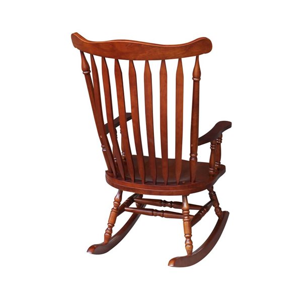 International Concepts Solid Wood Rocking Chair - Cherry