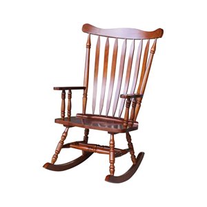 International Concepts Solid Wood Rocking Chair - Cherry