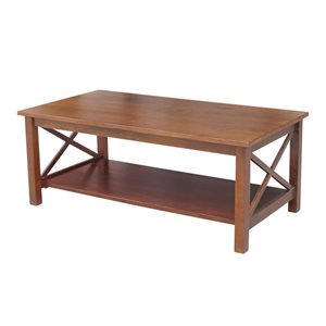 International Concepts Hampton Solid Wood Coffee Table - Espresso