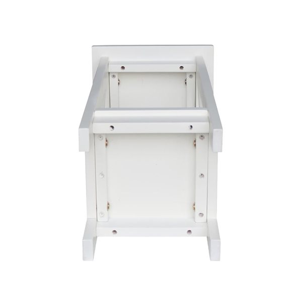 International Concepts 24-in X-Sided Plant Stand - Snow White
