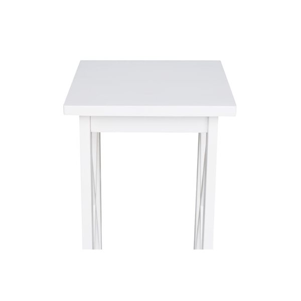 International Concepts 24-in X-Sided Plant Stand - Snow White