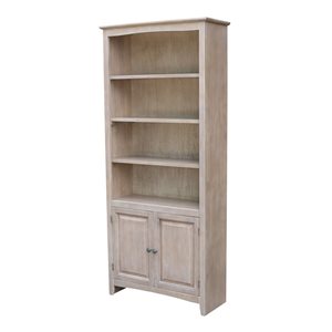 International Concepts Shaker Grey Bookcase - 72-in H