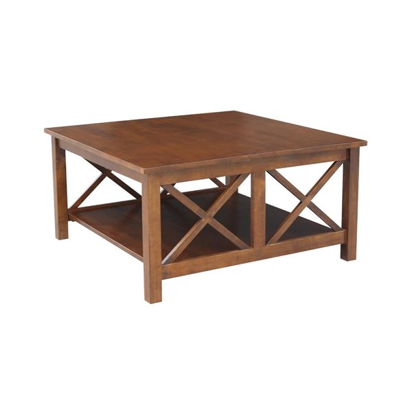 International Concepts Hampton Square Coffee Table - Espresso