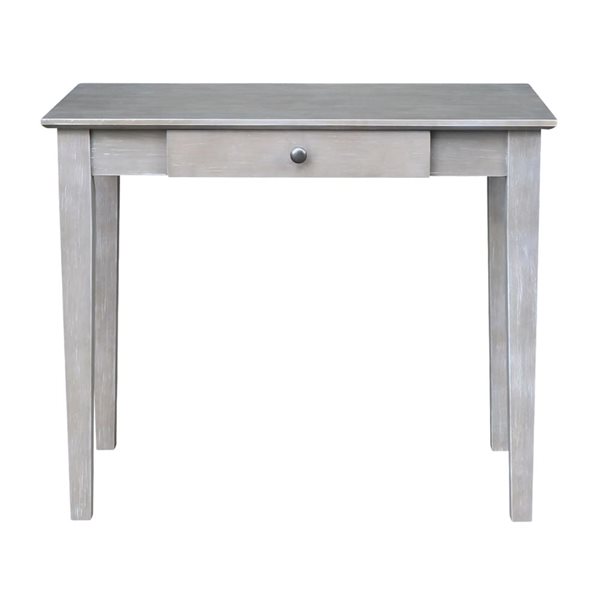 International Concepts Writing Table - Washed Grey Taupe