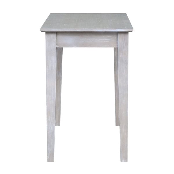 International Concepts Writing Table - Washed Grey Taupe