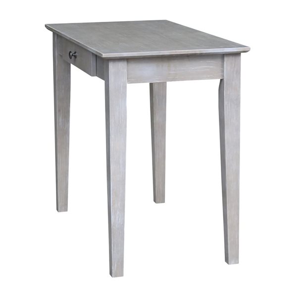 International Concepts Writing Table - Washed Grey Taupe