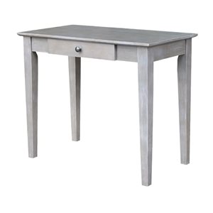 International Concepts Writing Table - Washed Grey Taupe