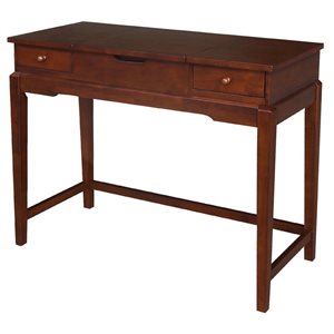 International Concepts Solid Wood Vanity Table - Espresso